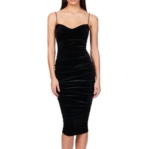 Nookie Rumi Midi Dress - Black, XS